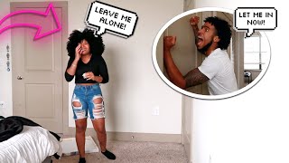 Crying With The Door Locked Prank On Boyfriend CUTE REACTION [upl. by Kutchins766]