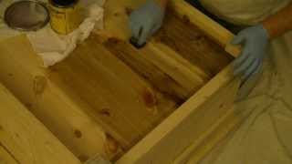 How To  Stain Pine Furniture  Conditioning [upl. by Sielen]