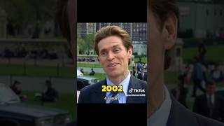 Willem Dafoe😈 willemdafoe actor thenandnow evolution transformation viralvideo foryou new [upl. by Lanod]