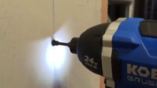 Kobalt 24V MAX Brushless Impact Driver Finish Feature [upl. by Idell]