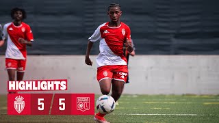 AS Monaco 55 Olympique Lyonnais  U17 Nationaux  6e journée [upl. by Nasia]