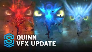 Quinn VFX Update Comparison  League Of Legends [upl. by Htenek307]