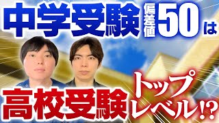 中学受験の偏差値50は高校受験のトップレベル広がる受験格差の実態 [upl. by Poler]