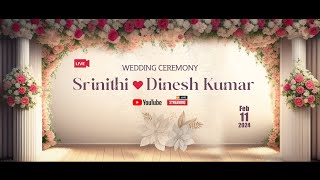 Srinithi 💕 Dinesh Kumar  Wedding Ceremony  LIVE FOTOBOX [upl. by Town]