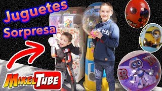 Buscamos Maquinas de Feria con juguetes sorpresa Vlog MikelTube [upl. by Kcirtemed]