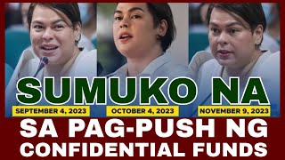 INDAY SARA ISINUKO NA ANG CONFIDENTIAL FUNDS NG OVP [upl. by Alrahs]