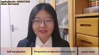 HKUST MSGO Self  Introduction Video [upl. by Traci346]