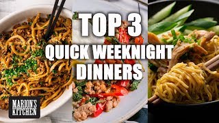 TOP 3 Quick Weeknight Dinners  Marions Kitchen [upl. by Orvan]