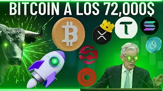 DIRECTO 🔴 BITCOIN ESTA SEMANA SUBIRA A 72000 [upl. by Hsakiv]