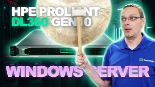 HPE ProLiant DL360 Gen10 Windows Server  How to Install Windows Server 2019  Server OS Install [upl. by Nakhsa272]