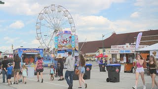 Fairgoers take in the sights sounds and smells of the 2024 York State Fair [upl. by Irpac]