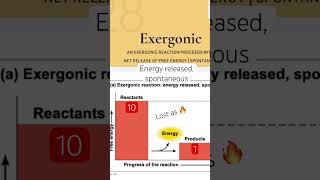 Exergonic Reaction EASY  spontaneous biology thermodynamics see full lecture [upl. by Finley380]