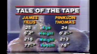 Pinklon Thomas vs James Tillis [upl. by Edahs]