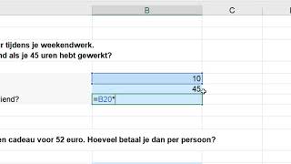 Rekenen met formules in Excel [upl. by As]