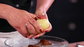 How to Peel a Bunch of Potatoes Really Quickly [upl. by Hodges798]