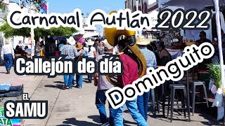 Fui a ver el ambiente este domingo por la tarde al callejón Carnaval Autlán 2022 [upl. by Hackney]