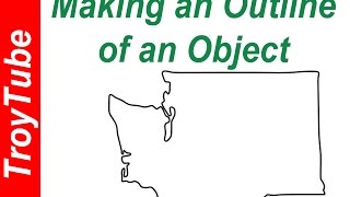 Outlining An Object with Inkscape [upl. by Ehrlich]