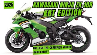 2025 Kawasaki Ninja ZX10R KRT Edition  Motorbikespace [upl. by Tobi]