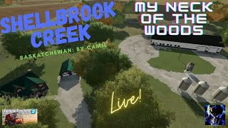 My Neck Of The Woods  Shellbrook Creek Saskatchewan  Farming Simulator 22  FS22 [upl. by Brine]