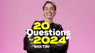 Tini Answers 20 Questions for 2024  MTV [upl. by Isayg]