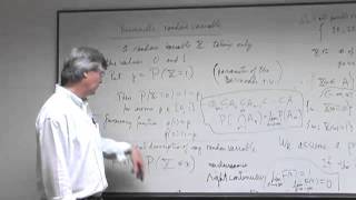 Mathematical Statistics I  Lecture 1  UCCS MathOnline [upl. by Rehtaeh]