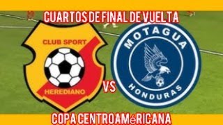 HEREDIANO VS MOTAGUA REACCION EN VIVO COPA CENTROAMERICANA [upl. by Vernita]