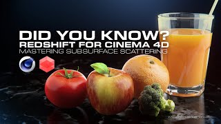 Did You Know Redshift for Cinema 4D Mastering Subsurface Scattering [upl. by Jens]