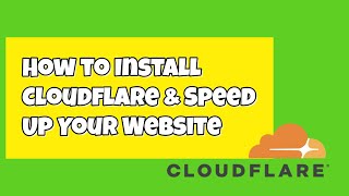 How to Setup CloudFlare CDN for Your Website in 3 Minutes to Speed Up Your Site [upl. by Ytnom]