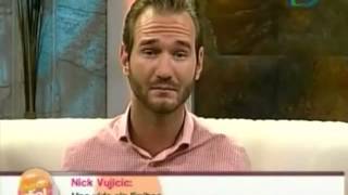 Entrevista a Nick Vujicic un ejemplo de vida  Nick Vujicic visit México [upl. by Cavit]