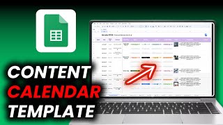 Google Sheets Content Calendar Template [upl. by Oirramaj749]