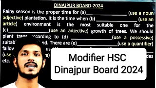 Modifier HSC  Dinajpur Board 2024  dinajpurboard2024 [upl. by Wiseman]