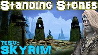 ALL 13 Standing Stones Locations  Birthsigns Guide  TESV Skyrim Special Edition [upl. by Willcox778]