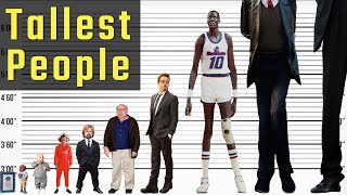 The Worlds Tallest People  The Lowest and Highest People in History  World INFO [upl. by Luanni]