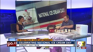 Celebrating National Ice Cream Day on 9 On Your Side at Noon [upl. by Westlund]