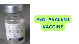 Know the Vaccine Pentavalent vaccine of UIP for DoctorsNurses Health workers [upl. by Minica]