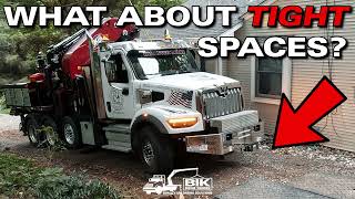 The BIK Tree Care Series TC126 Grapple Saw Truck  What About Tight Spaces [upl. by Teerprug]