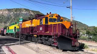 Durango and Silverton Diesel 101 103 and 106 [upl. by Stalder]