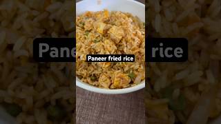 Paneer Fried Rice Recipe  Simple amp Easy To Make Rice Recipe At Home trending shorts easyrecipe [upl. by Mayman]