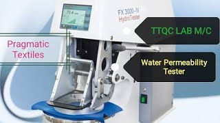 Hydro Tester  Water Permeability Tester  Digital Hydro Tester  FX 3000 IV [upl. by Arbba]