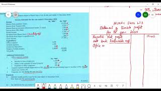 CPA Advanced Taxation Question 2a December 2021 Revision Taxation of Saccos [upl. by Eberhart593]