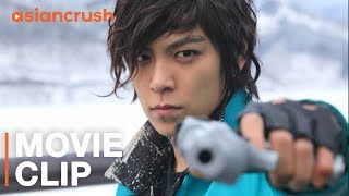 Lee Byunghun vs TOP in stand off for ransom of little girl  Clip from Iris The Movie [upl. by Bick]