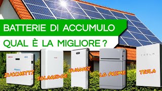 Quale BATTERIA scegliere per il FOTOVOLTAICO [upl. by Oramug901]