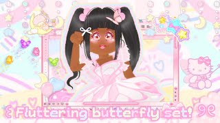 ꒰ 🎀 Turning the Fluttering Butterfly set into a person ୨୧ Royale High [upl. by Leahcimed]