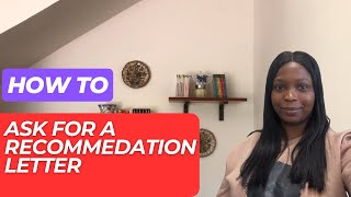 How to Ask for Recommendation Letter [upl. by Zehe]