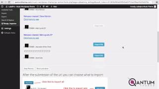 Wordpress Beatport Importer [upl. by Aksel858]