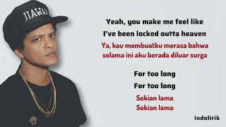 Locked Out of Heaven  Bruno Mars  Lirik Terjemahan [upl. by Anaxor259]