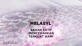 BARU L’OREAL PARIS GLYCO BRIGHT ANTIDARK SPOT BRIGHTENING SERUM DENGAN KANDUNGAN MELASYL [upl. by Raseta]