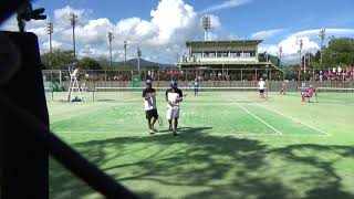 2018 全日本社会人ソフトテニス選手権大会＠静岡 一般男子 準決勝2 西川・中原（マツダ）VS船水・水澤（NTT西日本） [upl. by Notsnhoj]