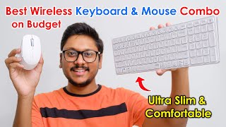 Best Wireless Keyboard amp Mouse Combo on Budget Ultra Slim amp Comfortable [upl. by Avek281]