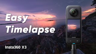 Insta360 X3  How to Shoot and Create Timelapses in 3 Minutes ft Lincolas [upl. by Finbar]